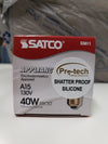 PRO-TECH 40W 130V A15 Safety-Coated Frosted Incandescent Lamp