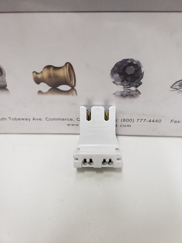 ADL D2694 Slide-On Self-Aligning Lamp Socket for U-Shaped Fluorescent Lamps, Non-Shunted