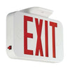 HUBBELL/COMPASS CE Series LED Emergency Exit Sign, Red or Green Letters, Battery Backup