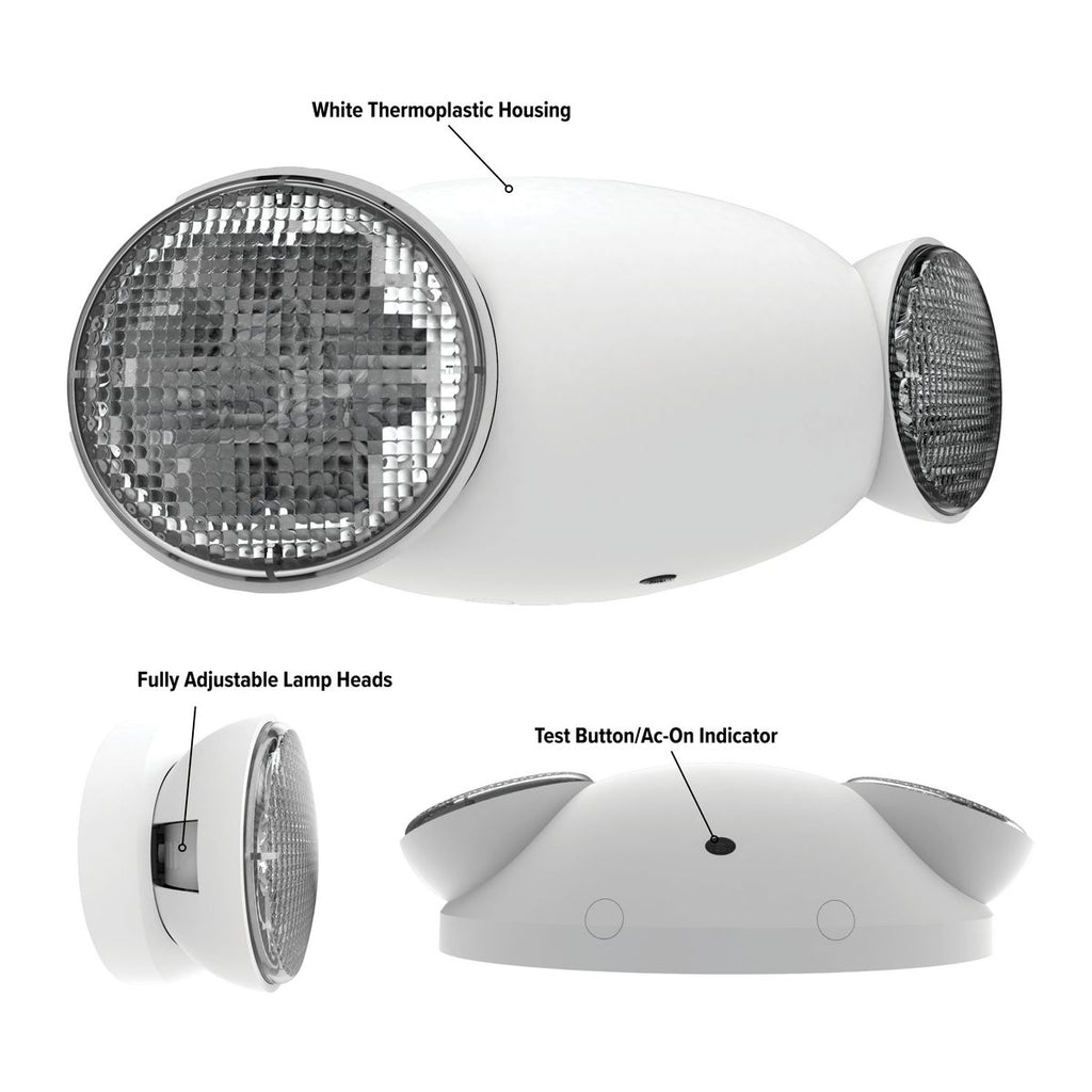 LED Emergency Light with Battery Backup TNT Lighting TNTLighting