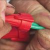 KING INNOVATION 67095 Red Wing Wire Connector, Box of 100