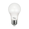 EURI LIGHTING 9W 120V A19 5K 800L General Purpose LED Frosted Lamp, 4-Pack
