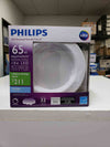 PHILIPS LIGHTING 59248 4" Round LED 5000K 650L Recessed Retrofit w/White Smooth Trim