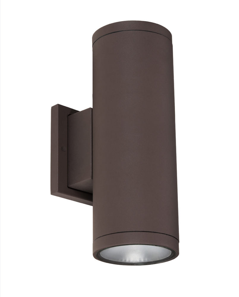 CYBER TECH LIGHTING LWP15TDN-BZ 12" Tall 30W 120V 2000L LED Up and Down Cylinder Wall Fixture