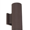 CYBER TECH LIGHTING LWP15TDN-BZ 12" Tall 30W 120V 2000L LED Up and Down Cylinder Wall Fixture