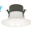 PORTOR LIGHTING DLR-4I/8W 4" Round LED 700L Recessed Retrofit w/White Baffle Trim & 3-Color CCT