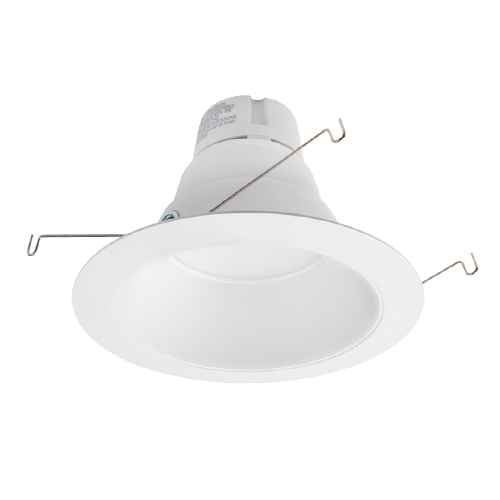 ELITE LIGHTING RL628 950L 6" Round LED Recessed Retrofit w/White Reflector Trim
