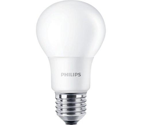 PHILIPS LIGHTING 45550-1 8.5A19/LED/827 ND 120V, 4-Pack