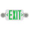 HUBBELL/COMPASS CC Series LED Combination Exit/Emergency Round LED Light, Battery Backup, Red or Green Letters