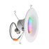 EURI LIGHTING 13W 120V 6" Round Recessed 5CCT & RGB LED Smart Wi-Fi Retrofit w/White Trim